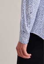 Shaped Business shirt Floral in Medium Blue |  Seidensticker Onlineshop