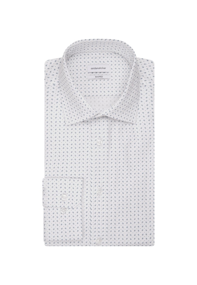 Shaped Chemise d'affaires Imprimé in Turquoise |  Seidensticker Onlineshop