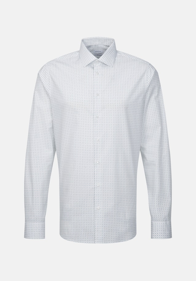 Poplin Business Shirt in Shaped with Kent-Collar and extra long sleeve in Turquoise |  Seidensticker Onlineshop