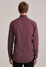 Shaped Business Hemd Druck in Rot |  Seidensticker Onlineshop