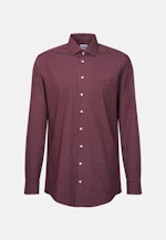 Shaped Business Hemd Druck in Rot |  Seidensticker Onlineshop