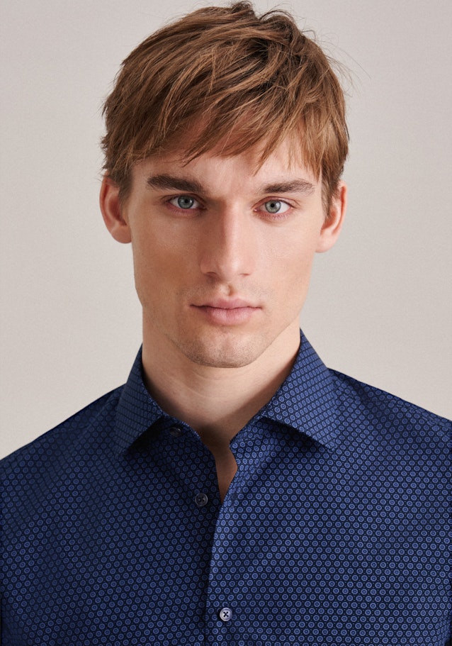 Chemise Business Shaped Col Kent manches extra-longues in Bleu Clair |  Seidensticker Onlineshop