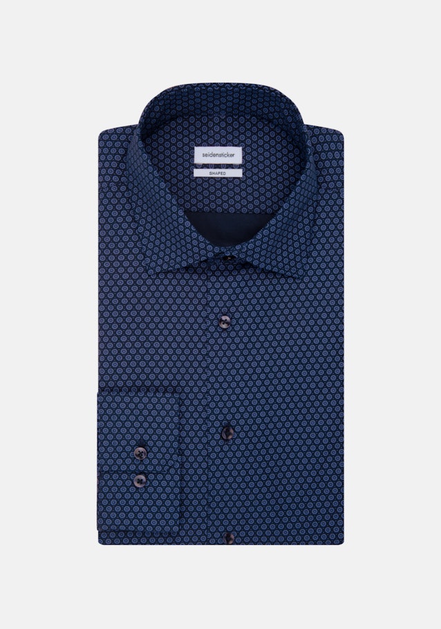 Poplin Business Shirt in Shaped with Kent-Collar and extra long sleeve in Light Blue |  Seidensticker Onlineshop