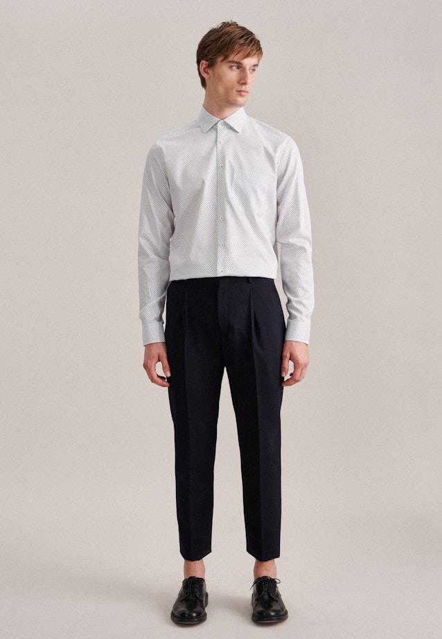 Shaped Chemise d'affaires Imprimé in Bleu Foncé |  Seidensticker Onlineshop