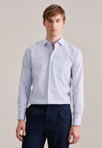 Regular Chemise d'affaires rayures in Bleu Clair |  Seidensticker Onlineshop