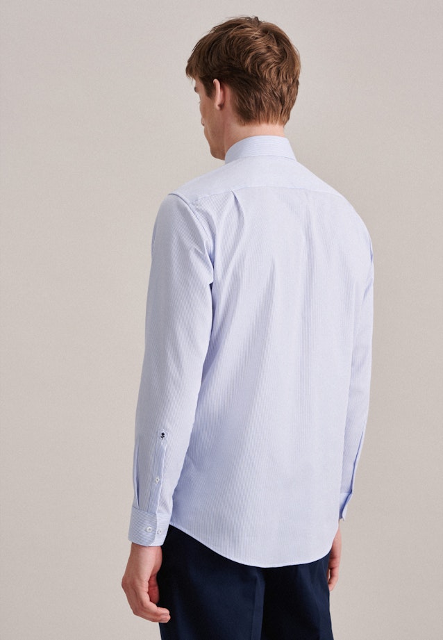 Regular Chemise d'affaires rayures in Bleu Clair |  Seidensticker Onlineshop