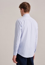 Regular Chemise d'affaires rayures in Bleu Clair |  Seidensticker Onlineshop