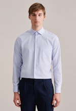 Regular Chemise d'affaires rayures in Bleu Clair |  Seidensticker Onlineshop