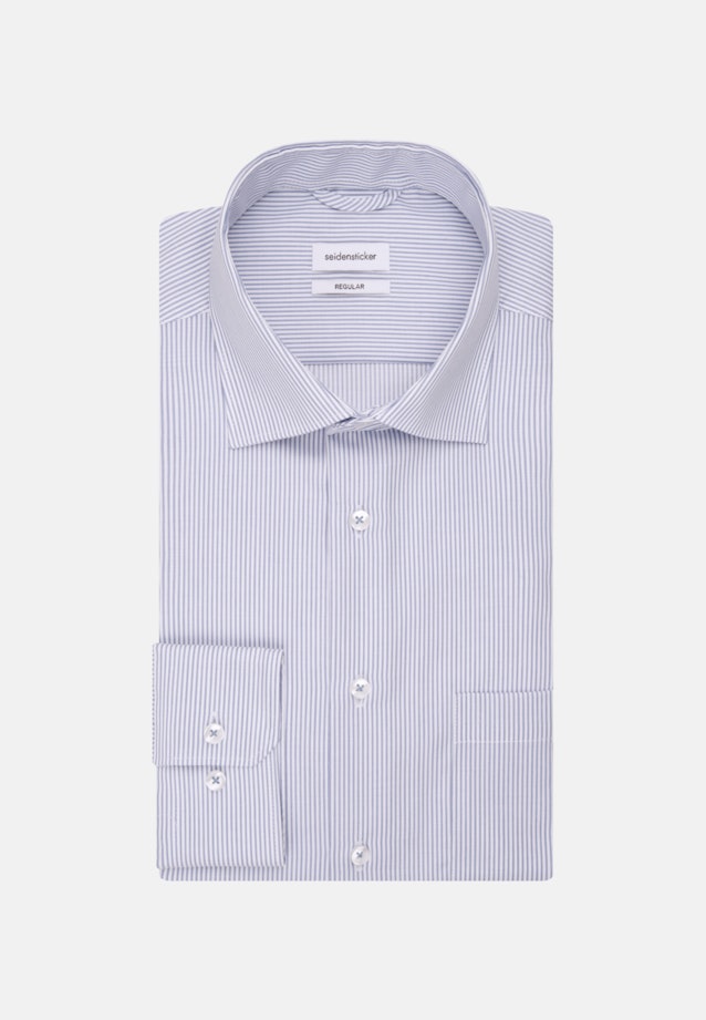 Non-iron Twill Business Shirt in Regular with Kent-Collar in Light Blue |  Seidensticker Onlineshop