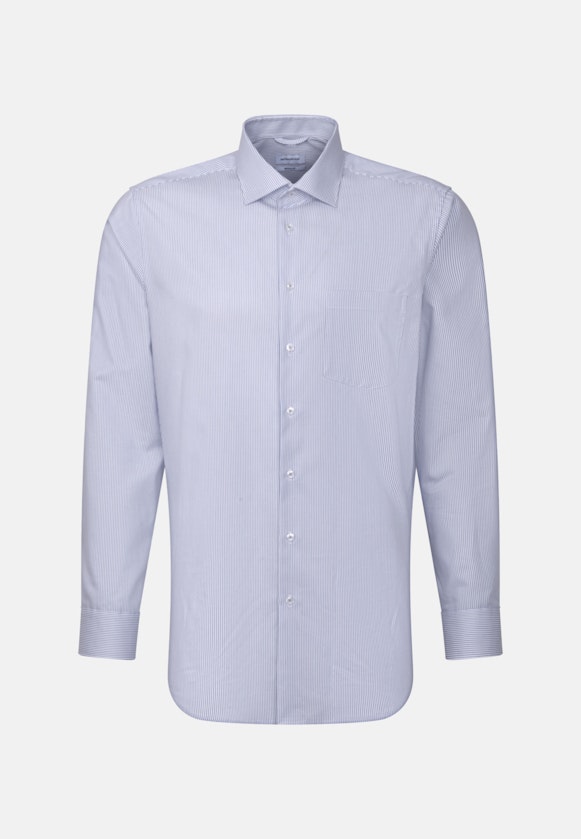 Regular Chemise d'affaires rayures in Bleu Clair |  Seidensticker Onlineshop