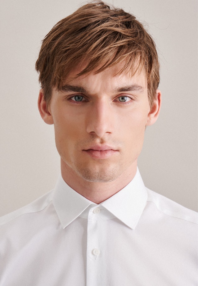 Regular Business shirt Uni in White |  Seidensticker Onlineshop
