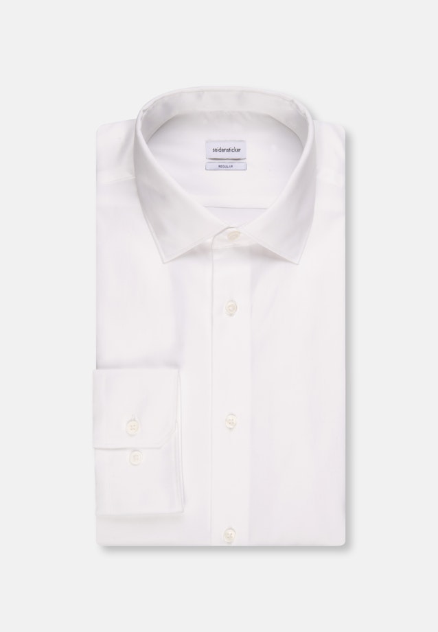 Regular Business shirt Uni in White |  Seidensticker Onlineshop