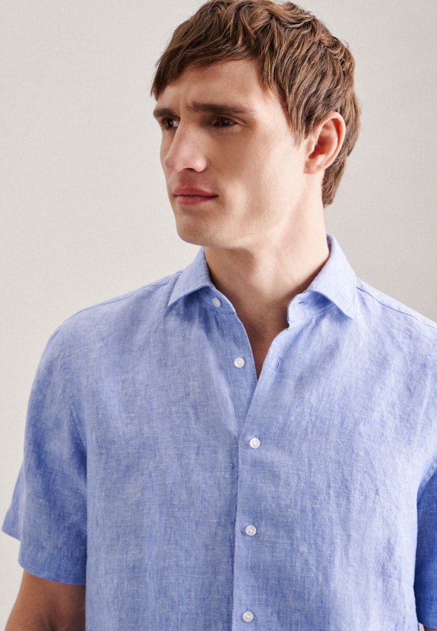 Shaped Business Hemd Uni in Hellblau |  Seidensticker Onlineshop