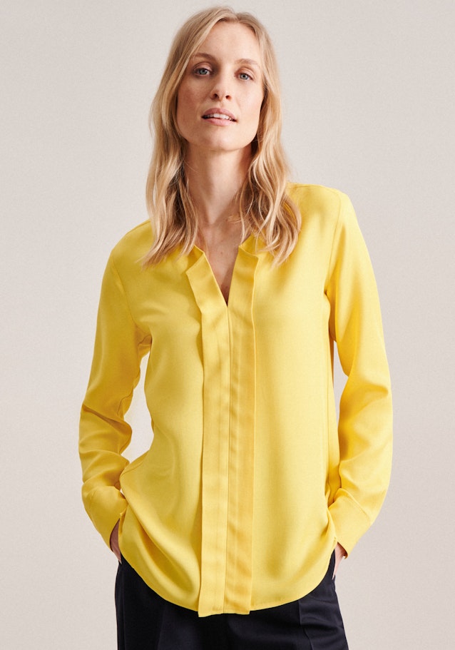 Twill Slip Over Blouse in Yellow | Seidensticker Onlineshop