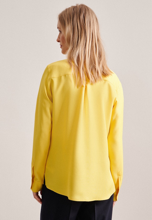 Long sleeve Twill Slip Over Blouse in Yellow | Seidensticker Onlineshop