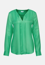 Long sleeve Twill Slip Over Blouse in Green |  Seidensticker Onlineshop