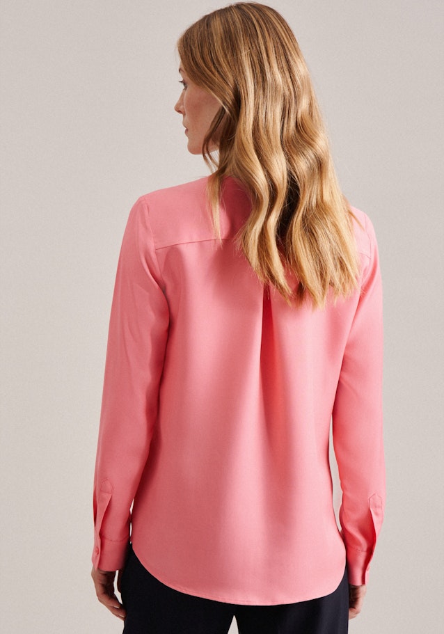 lange Arm Twill Overgooi-Blouse in Roze/Pink |  Seidensticker Onlineshop