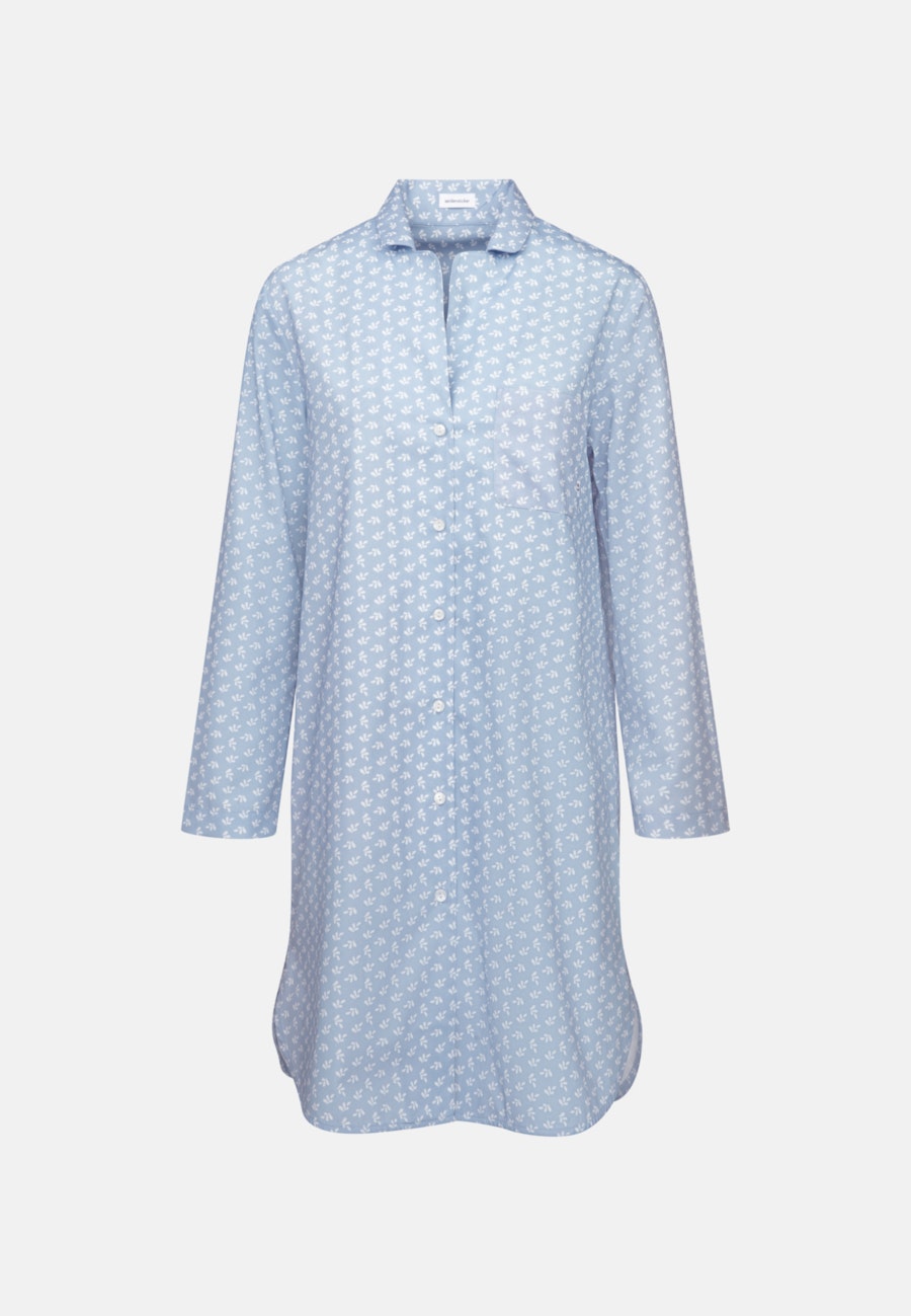 Nachthemd aus 100% Baumwolle in Hellblau |  Seidensticker Onlineshop
