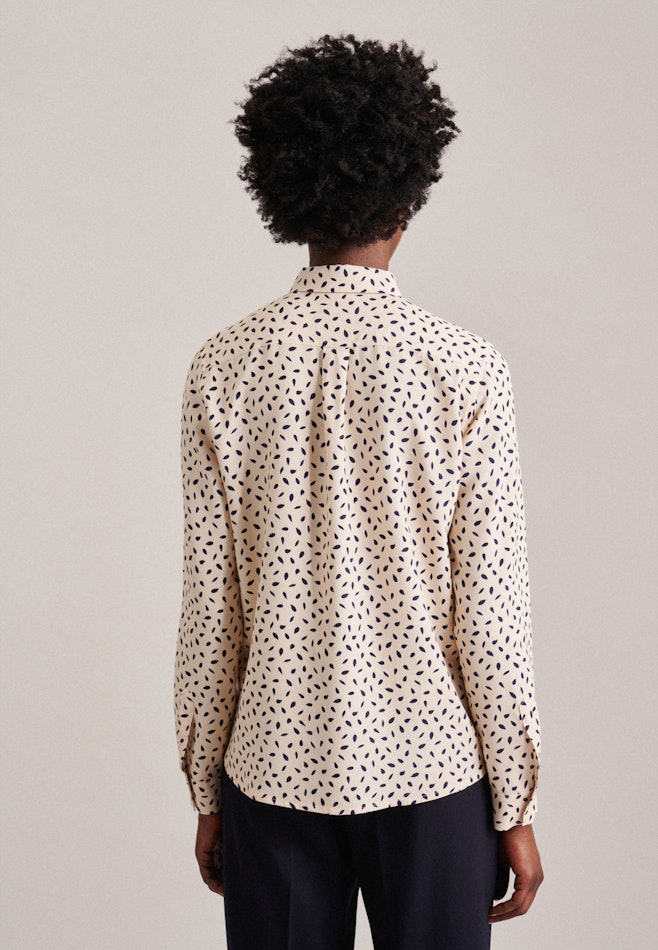 Long sleeve Crepe Shirt Blouse in Ecru | Seidensticker online shop