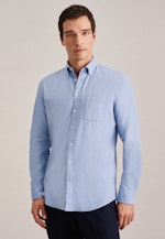 Regular Casual Hemd Uni in Hellblau |  Seidensticker Onlineshop