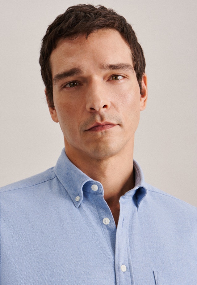 Regular Casual Hemd Uni in Hellblau |  Seidensticker Onlineshop