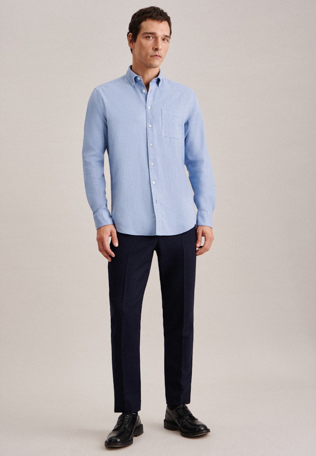 Regular Casual Hemd Uni in Hellblau |  Seidensticker Onlineshop