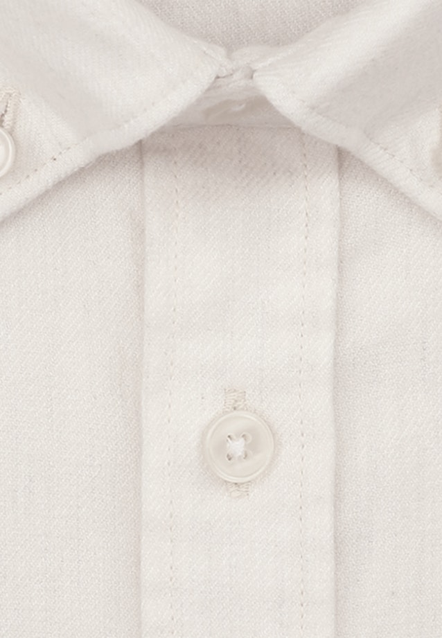 Casual overhemd in Regular with Button-Down-Kraag in Ecru |  Seidensticker Onlineshop