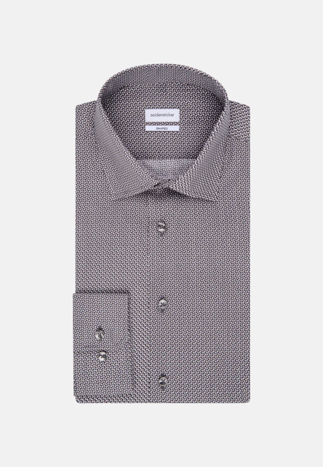 Shaped Chemise d'affaires Imprimé in Gris |  Seidensticker Onlineshop