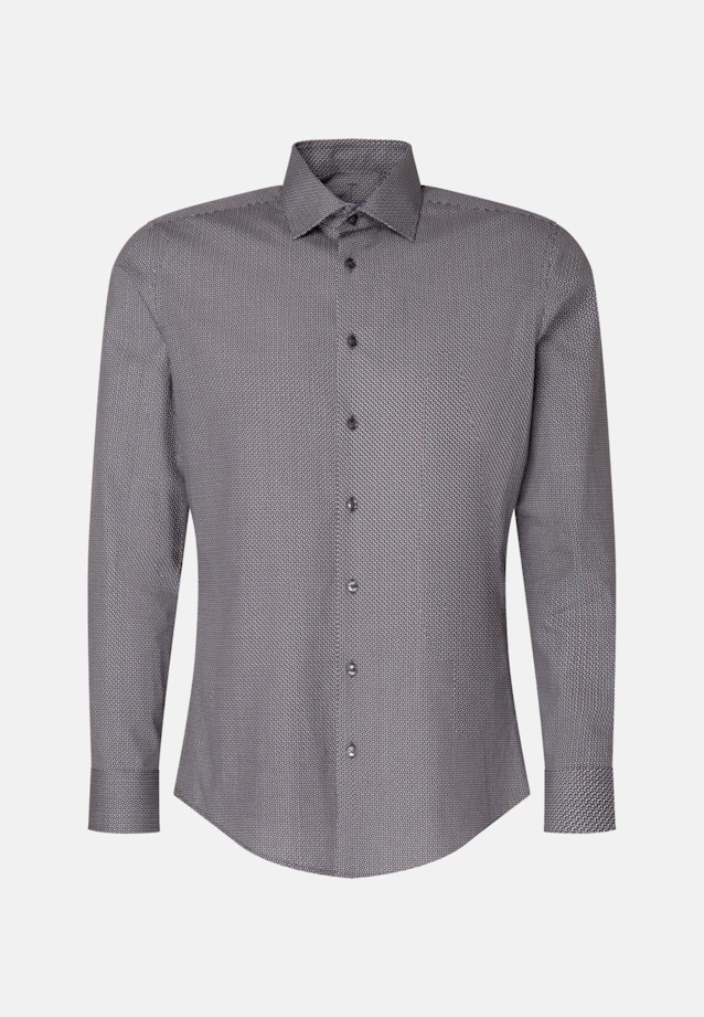 Shaped Chemise d'affaires Imprimé in Gris |  Seidensticker Onlineshop