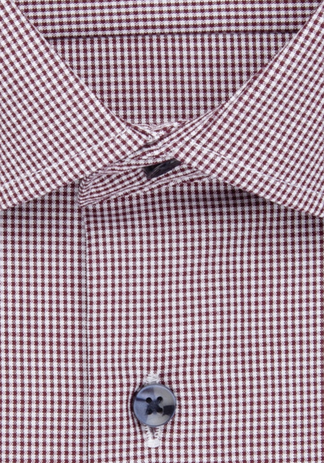 Non-iron Poplin Business Shirt in Regular with Kent-Collar and extra long sleeve in Red |  Seidensticker Onlineshop