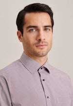 Regular Business Hemd Karo in Rot |  Seidensticker Onlineshop