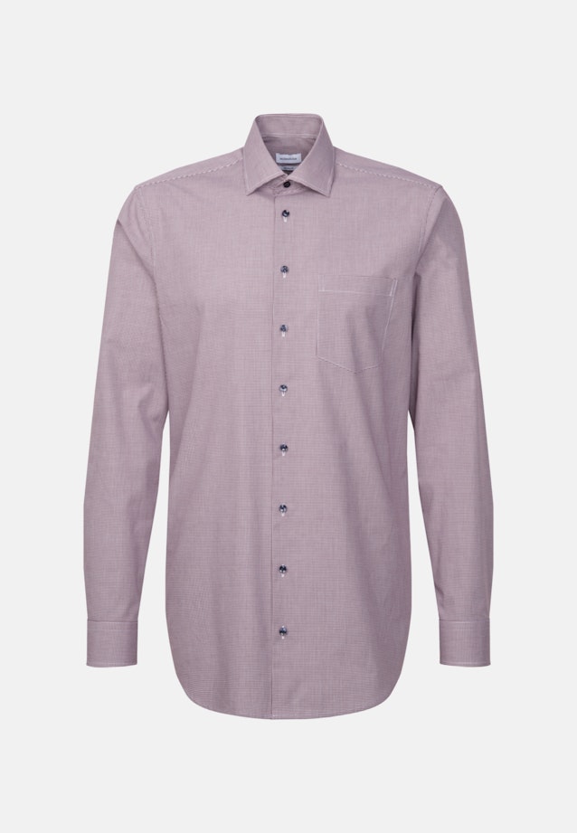 Regular Business Hemd Karo in Rot |  Seidensticker Onlineshop