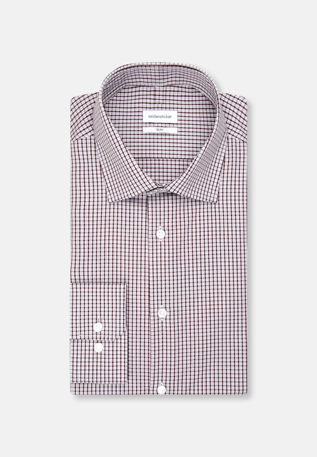 Slim Chemise d'affaires carreaux in Rouge |  Seidensticker Onlineshop