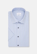 Shaped Chemise d'affaires carreaux in Bleu Clair |  Seidensticker Onlineshop