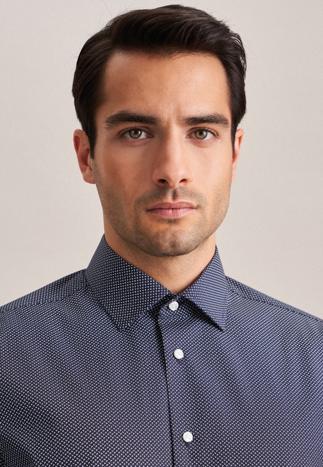 Shaped Chemise d'affaires Imprimé in Bleu Foncé |  Seidensticker Onlineshop