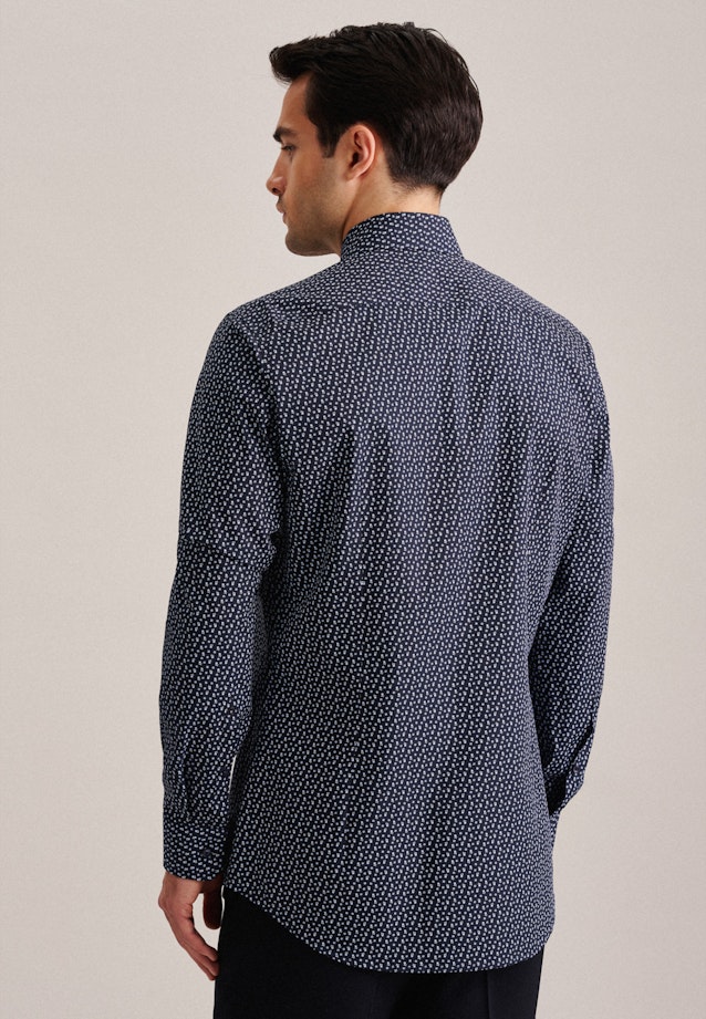Shaped Chemise d'affaires Imprimé in Bleu Foncé |  Seidensticker Onlineshop