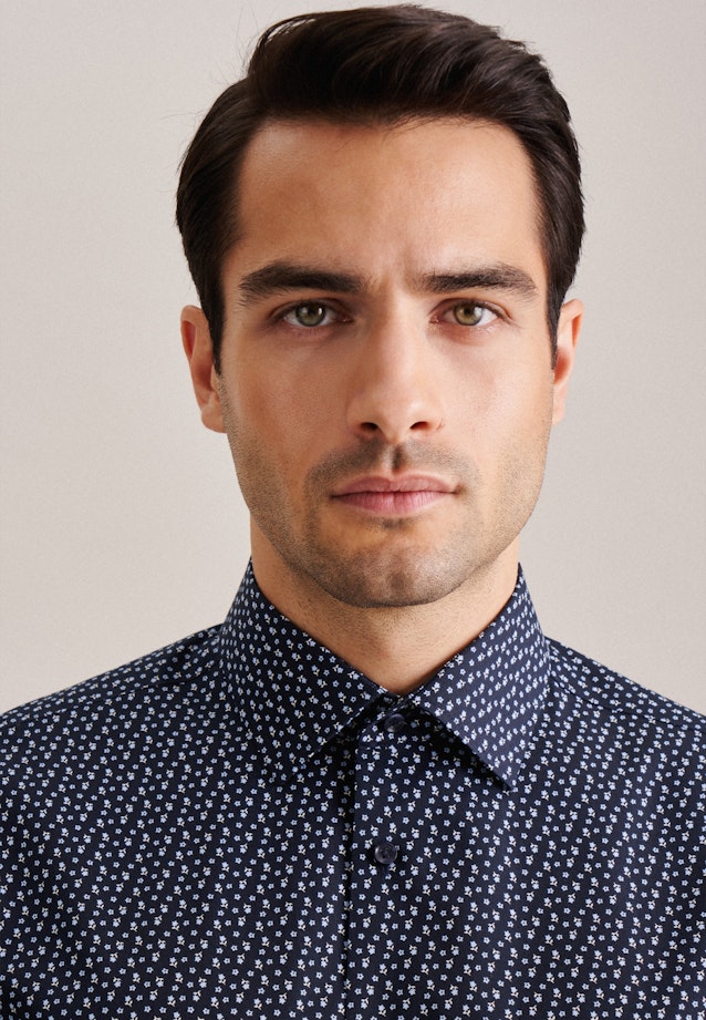 Shaped Chemise d'affaires Imprimé in Bleu Foncé |  Seidensticker Onlineshop
