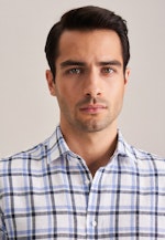 X-Slim Business Hemd Karo in Dunkelblau |  Seidensticker Onlineshop