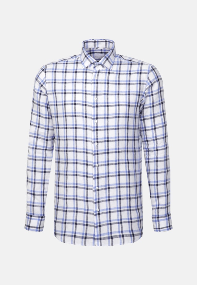 X-Slim Business Hemd Karo in Dunkelblau |  Seidensticker Onlineshop