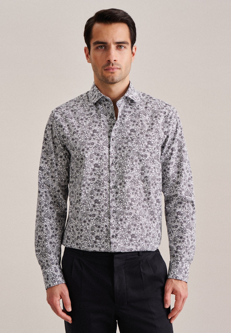 Business Shirt in Regular with Kent-Collar