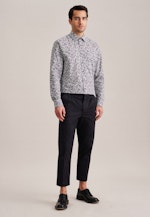 Regular Business shirt Floral in Grey |  Seidensticker Onlineshop