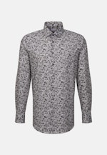Regular Business shirt Floral in Grey |  Seidensticker Onlineshop