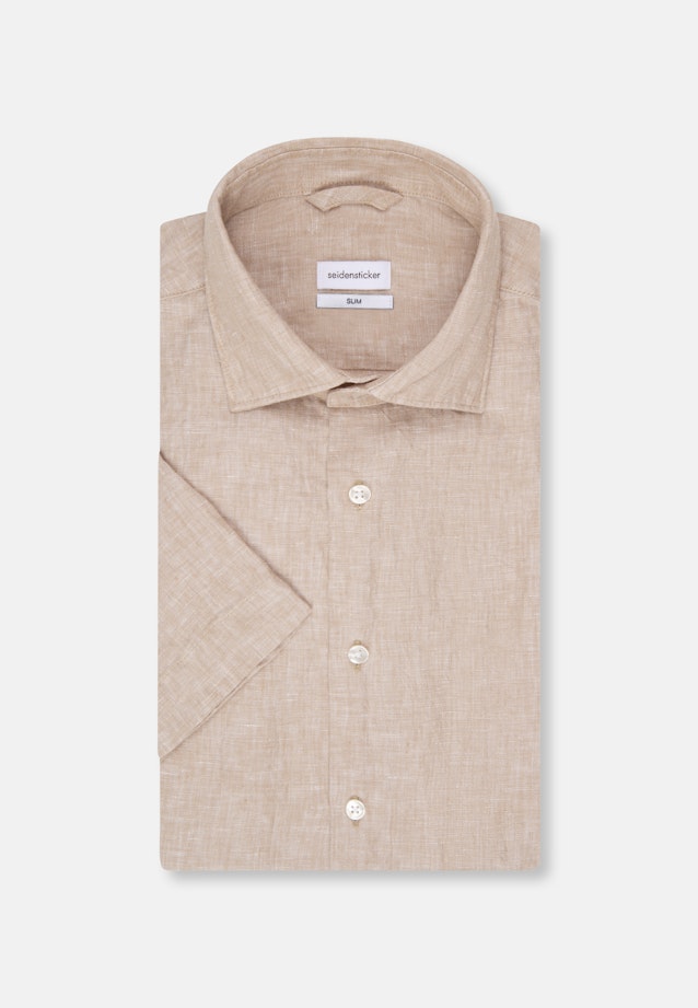 Slim Business Hemd Uni in Braun |  Seidensticker Onlineshop