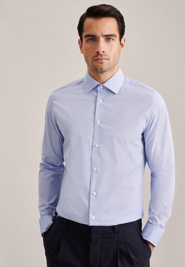 Slim Business Hemd Uni in Hellblau |  Seidensticker Onlineshop