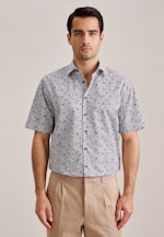 Regular Business Hemd Druck in Grün |  Seidensticker Onlineshop