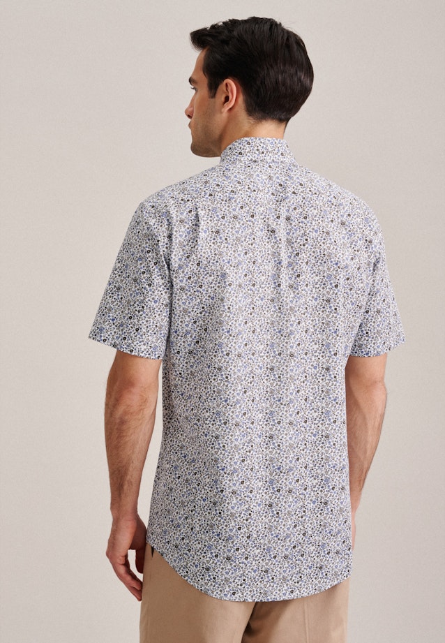 Regular Business Hemd Druck in Grün |  Seidensticker Onlineshop