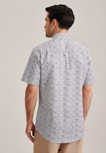 Regular Business Hemd Druck in Grün |  Seidensticker Onlineshop