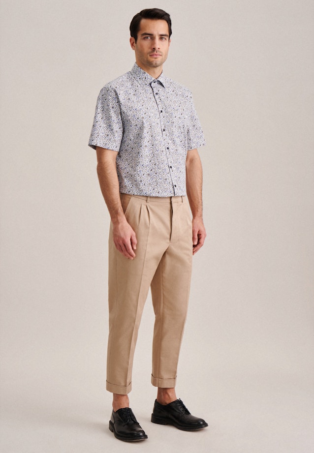 Regular Business Hemd Druck in Grün |  Seidensticker Onlineshop