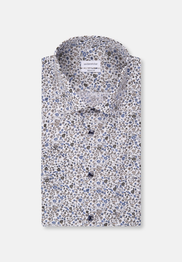 Regular Business Hemd Druck in Grün |  Seidensticker Onlineshop