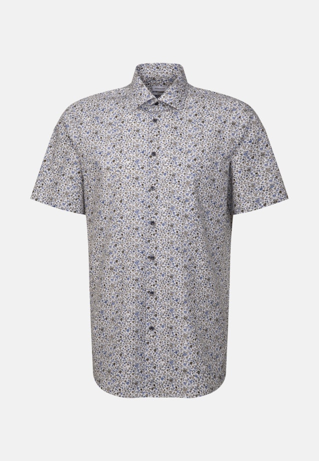 Regular Business Hemd Druck in Grün |  Seidensticker Onlineshop